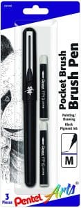 Pentel Arts Pocket Brush Pen
