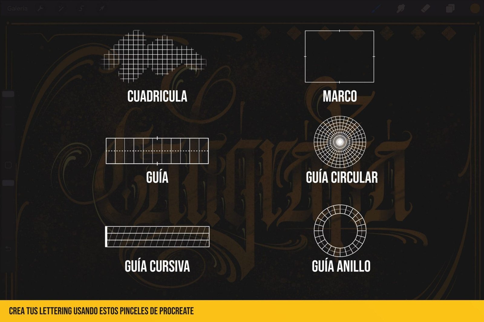 PINCELES-DE-CALIGRAFIA-GOTICA-PROCREATE-4