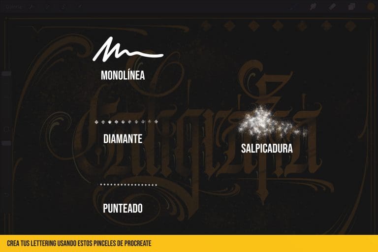 PINCELES-DE-CALIGRAFIA-GOTICA-PROCREATE