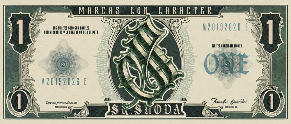 billete dolar sr shoda