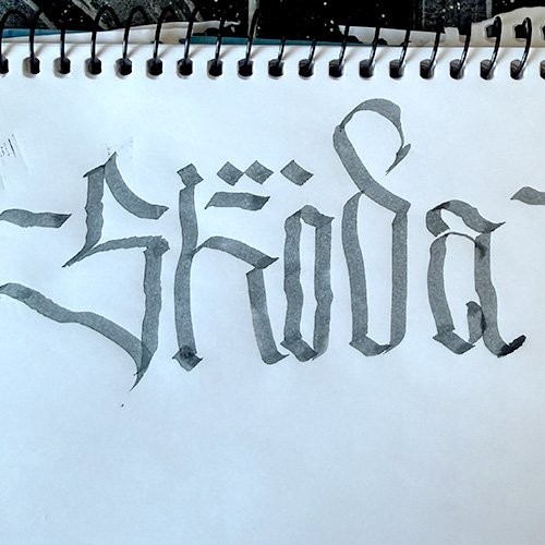 curso caligrafía gotica antes